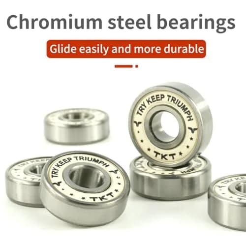 TKT FreeSkates - Metal Split Wheel Skateboard 138mm x 168mm | High Resilience Free Drift Board for Beginners thumbnail 5