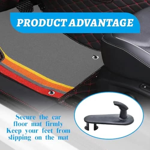Kutyun Car Floor Mat Clips 4PCS | Secure Fixing for Toyota & Lexus Vehicles thumbnail 4