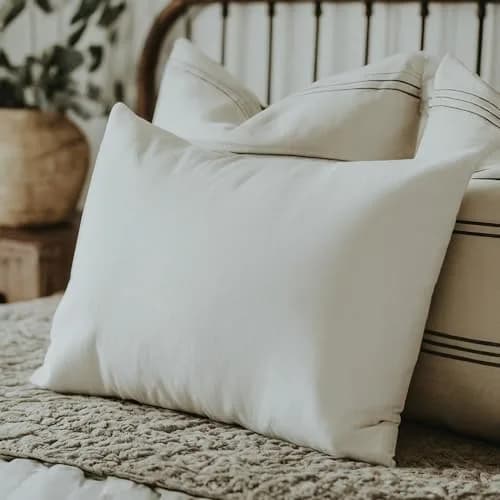 DaDa Bedding 20x28 Pillow Insert | Medium Firm, Premium Polyester, Support for Side & Back Sleepers thumbnail 4