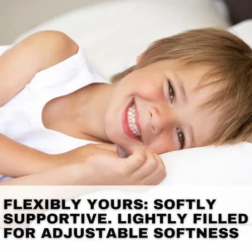 DaDa Bedding 20x28 Pillow Insert | Medium Firm, Premium Polyester, Support for Side & Back Sleepers thumbnail 3