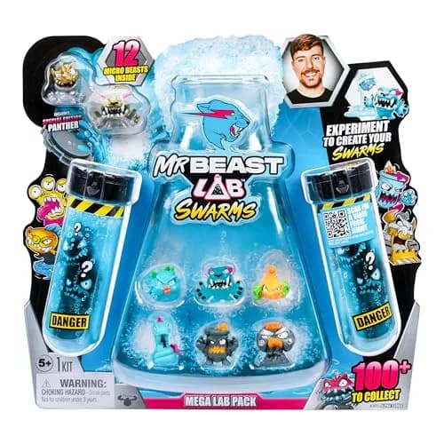 MRBEAST LAB Swarms Mega Lab Chaos Chomper 12 Pack | Special Edition Panther Toy Figures — Chaos Chomper