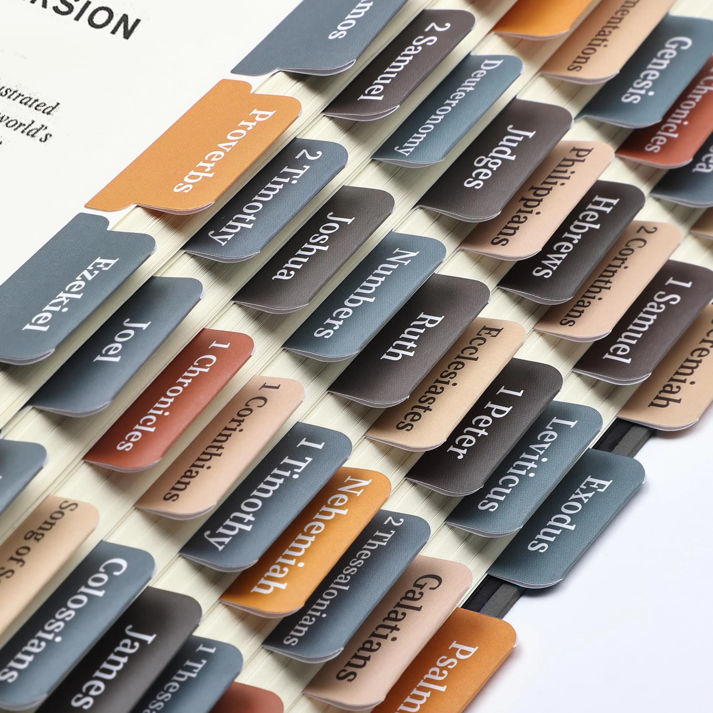 Mr. Pen Velvet Ember Bible Tabs (75 Tabs) | Organize Your Study with Elegant, Tearproof Labels - view 7
