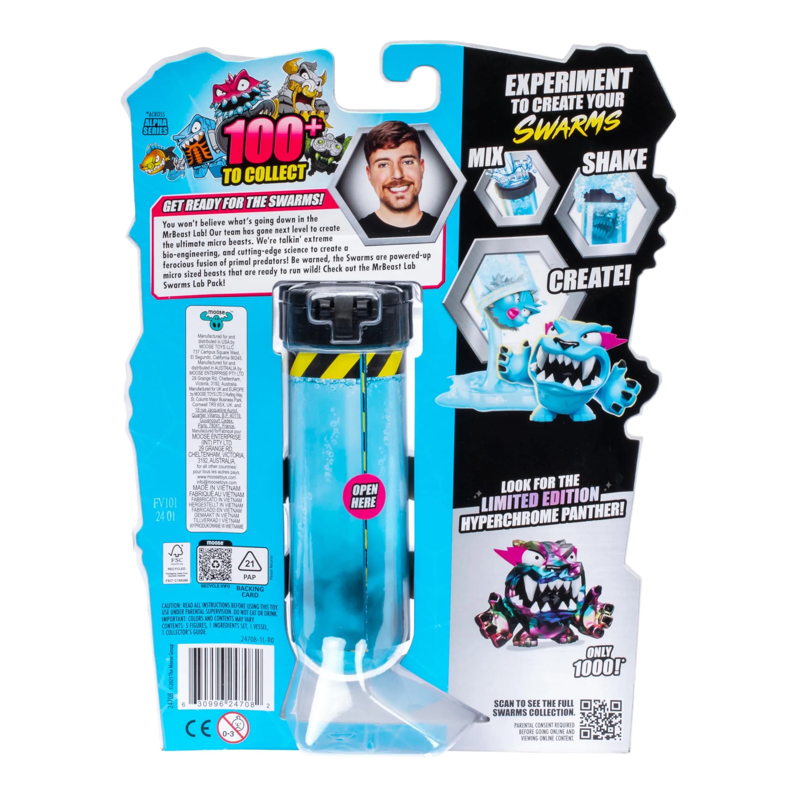 MRBEAST LAB Swarms Lab Pack 5 PK 1" Collectible Characters | Educational Toy Figure for Kids 3-6 - view 5