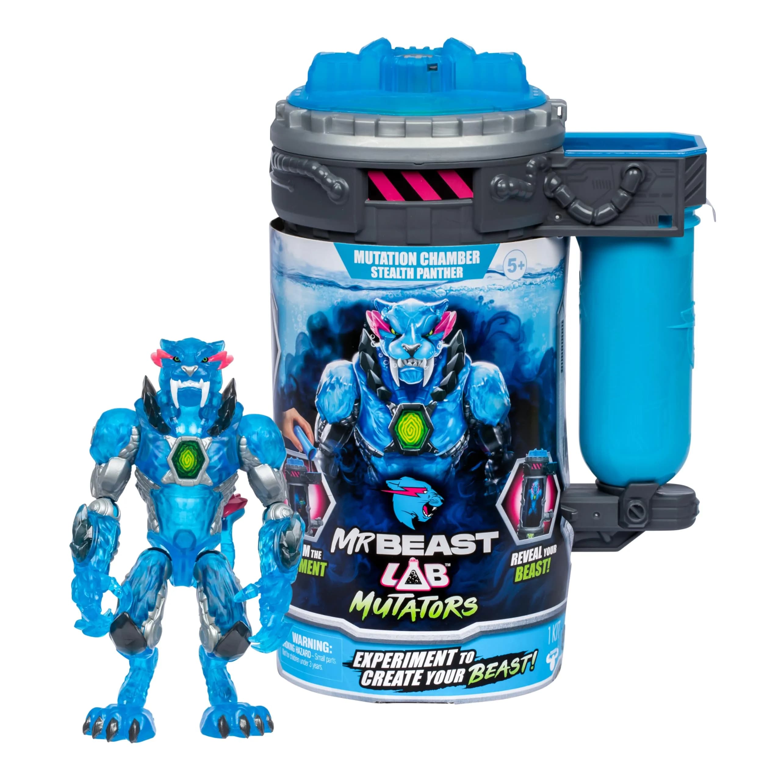 MRBEAST LAB Stealth Panther Mutator Action Figure 13cm (5.5 inches) | ASTM-Tested Toy for Kids 3-18 - main product image