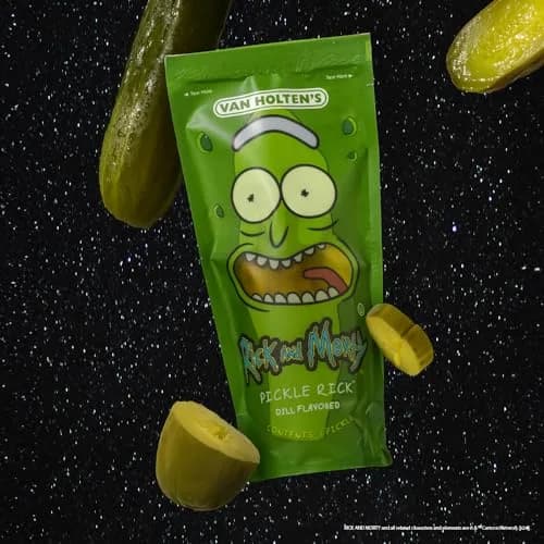 Van Holten's Pickles Pickle Rick Pouch 12 Pack | Gluten-Free, Kosher, Low Carb, Homegrown in Wisconsin thumbnail 5