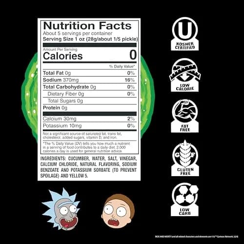 Van Holten's Pickles Pickle Rick Pouch 12 Pack | Gluten-Free, Kosher, Low Carb, Homegrown in Wisconsin thumbnail 6