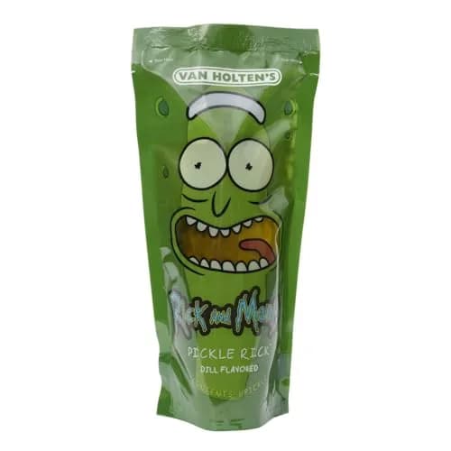 Van Holten's Pickles Pickle Rick Pouch 12 Pack | Gluten-Free, Kosher, Low Carb, Homegrown in Wisconsin thumbnail 2