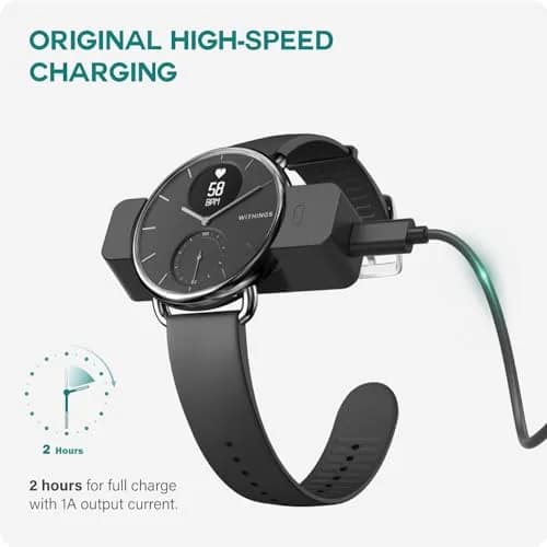 TUSITA Charger Cable Compatible with Withings Scanwatch 2 | 1M Fast Charging thumbnail 6