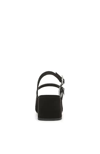 Sam & Libby Grace Pump Black Suede 10 | 2 Inch Block Heel, Buckle Closure, Fashion Dress thumbnail 8
