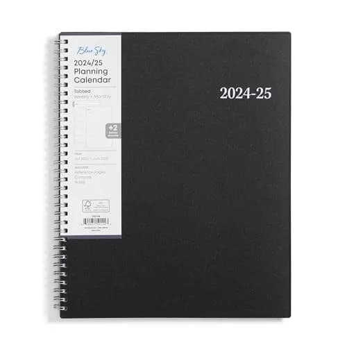 Blue Sky Enterprise Academic Year Weekly and Monthly Planner 8.5" x 11" | Professional Organization for Students & Office thumbnail 1