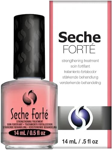 Seche Forte Strengthening Treatment Base Coat with Biotin & Bamboo 15ml (0.5 fl oz) | Professional Nail Reinforcement thumbnail 1