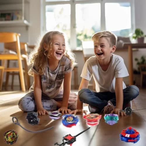 Absdcom Venom Diabolos B-145 Battling Tops Starter Set with Launcher | Educational Toy for Kids 6+ thumbnail 2