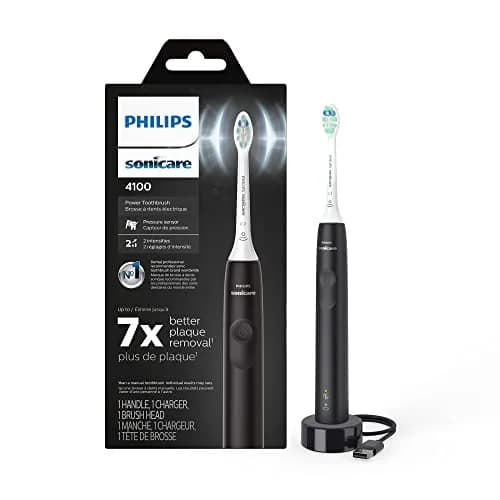 Philips Sonicare Cordless Power Flosser 3000 & 4100 Power Toothbrush Combo - Black | Healthier Gums & Cleaner Teeth thumbnail 3