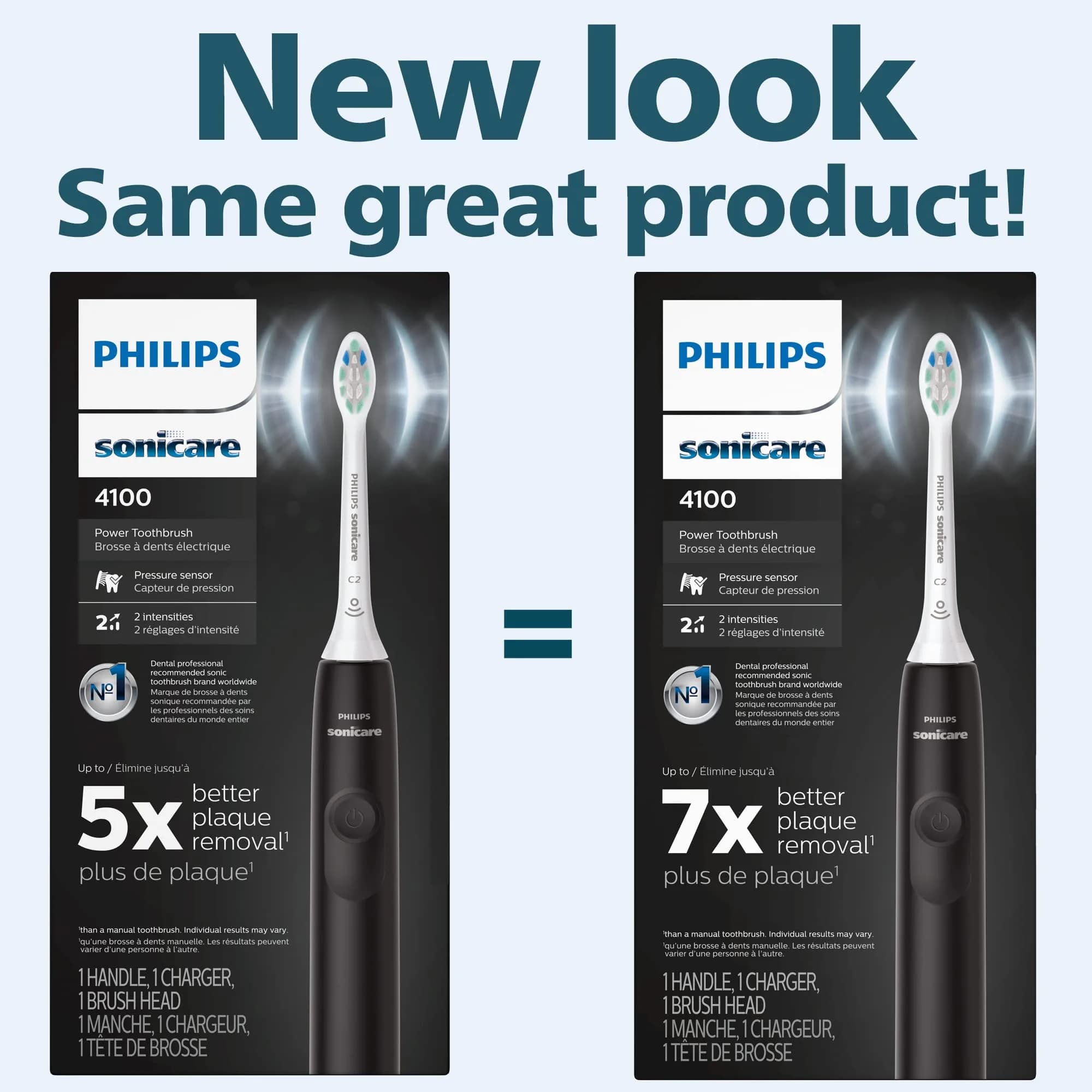 Philips Sonicare Cordless Power Flosser 3000 & 4100 Power Toothbrush Combo - Black | Healthier Gums & Cleaner Teeth - view 4