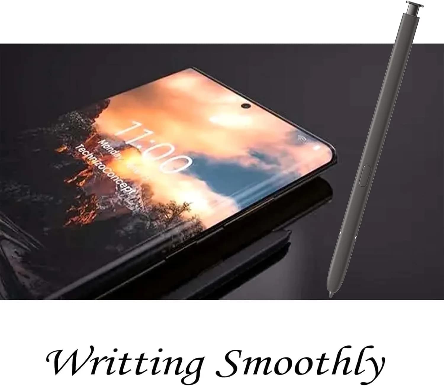 Peixiong S24 Ultra S Pen Replacement for Samsung Galaxy S24 Ultra 5G, 4096 Pressure Levels, Dark Gray | Plastic Body, No Bluetooth - view 4