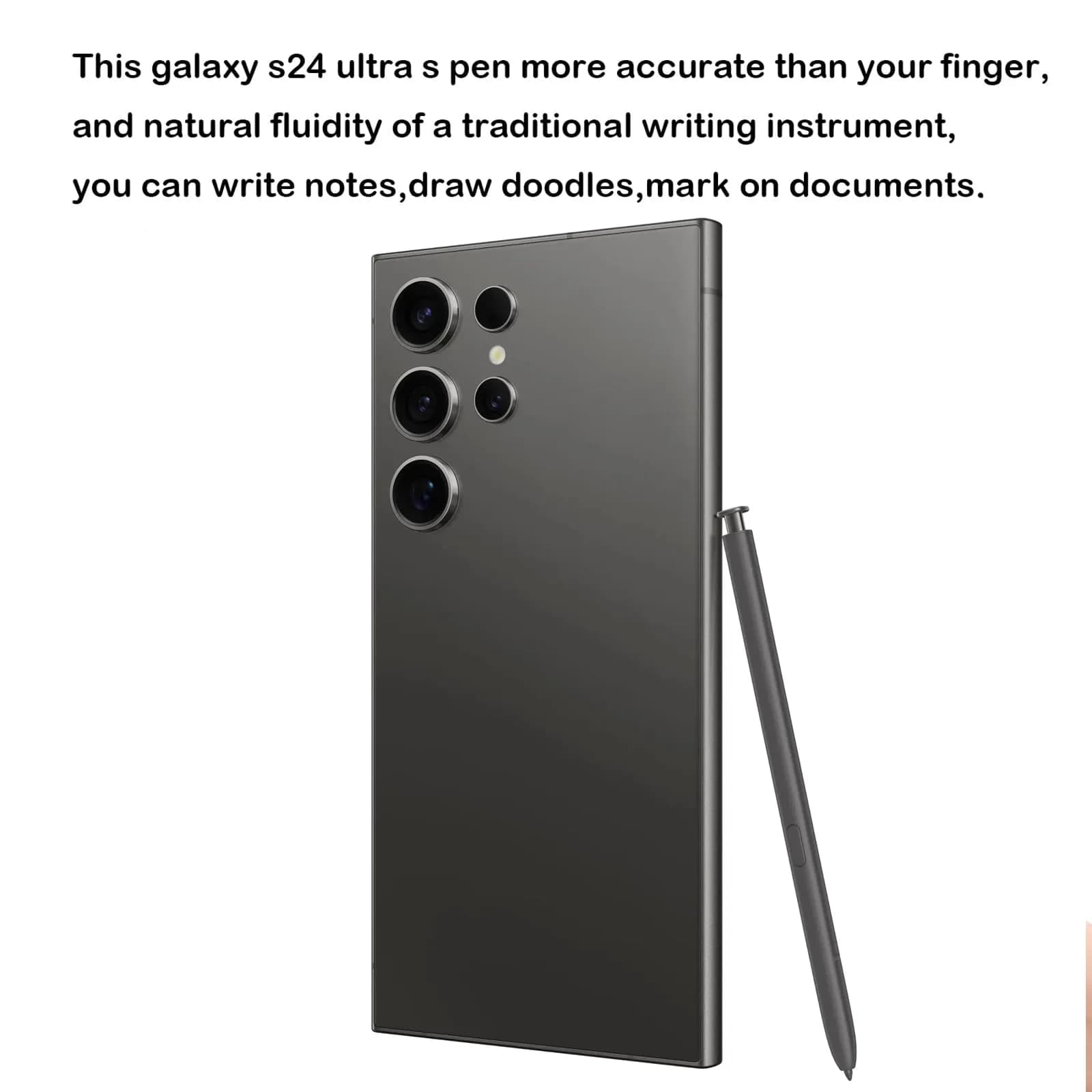 Alovexiong S24 Ultra S Pen Replacement Stylus for Samsung Galaxy S24 Ultra, Dark Gray | Precision Input Pen - view 6