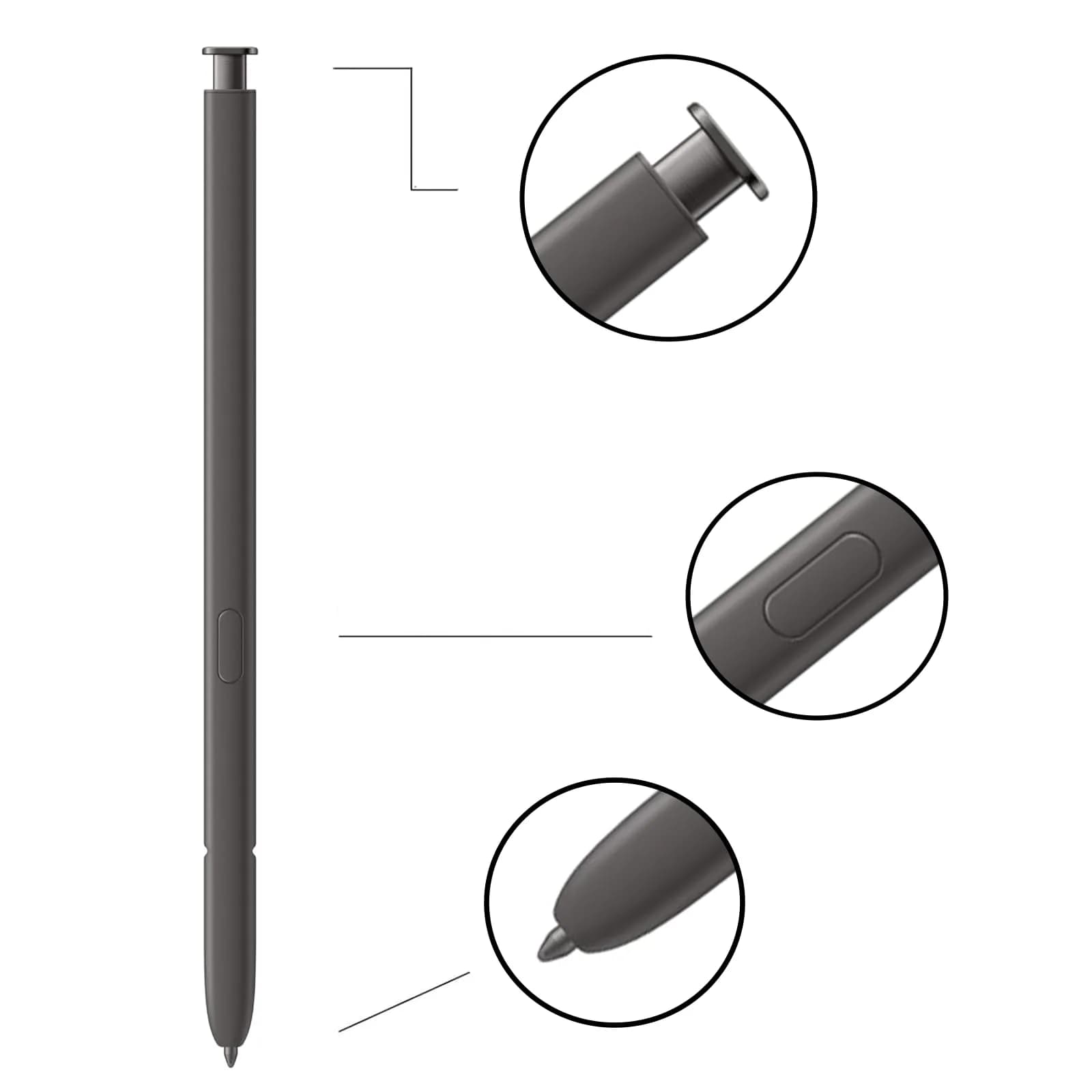 Dakexiong S24 Ultra S Pen for Samsung Galaxy S24 Ultra Stylus Pen Replacement (Dark Gray) - view 2