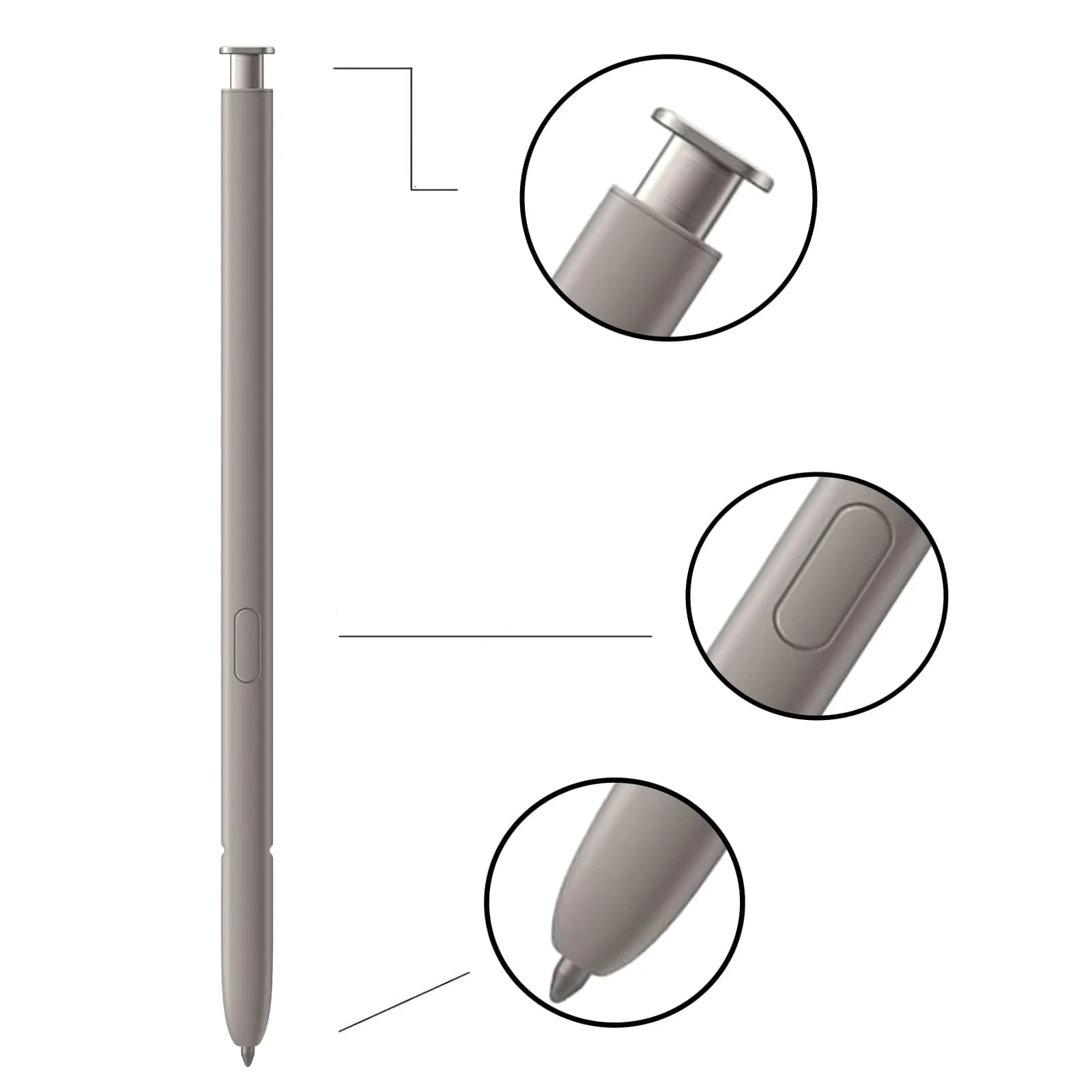 Dakexiong S24 Ultra S Pen for Samsung Galaxy S24 Ultra Stylus Pen Replacement (Light Gray) | Precise Touch and Control - view 2