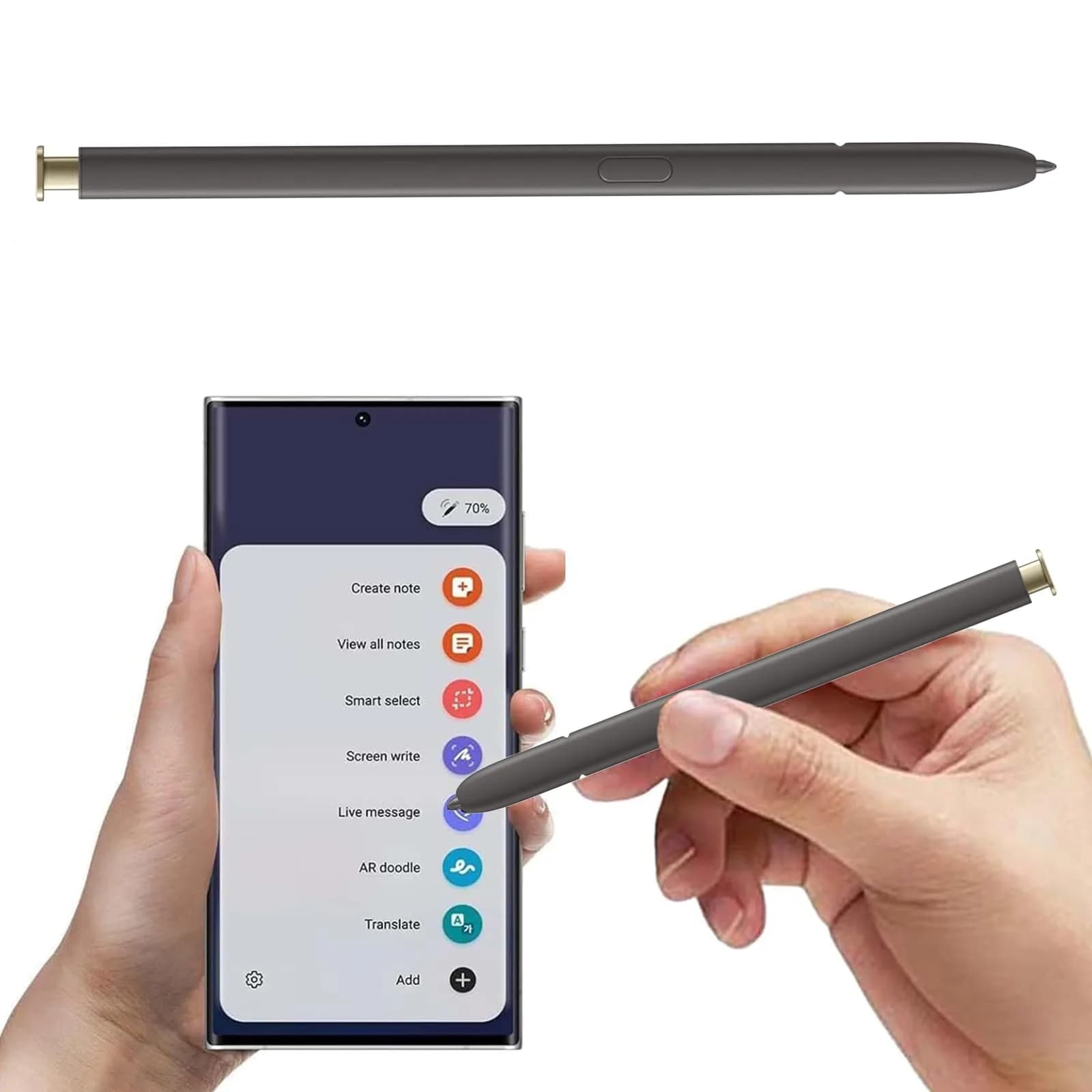 Dakexiong S24 Ultra S Pen for Samsung Galaxy S24 Ultra Stylus Pen Replacement (Yellow Gold) | Precise Touch and Control - view 5