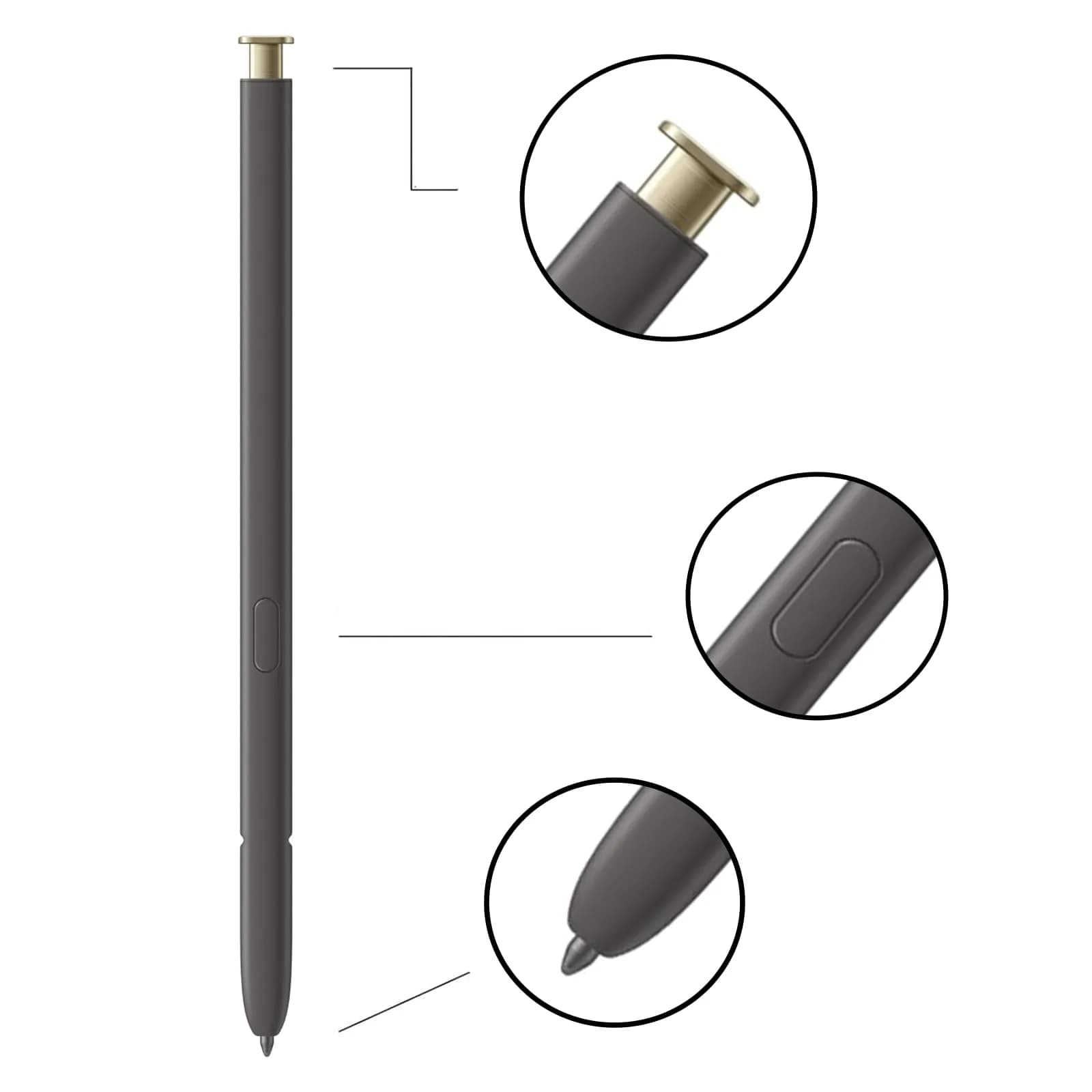 Dakexiong S24 Ultra S Pen for Samsung Galaxy S24 Ultra Stylus Pen Replacement (Yellow Gold) | Precise Touch and Control - view 2