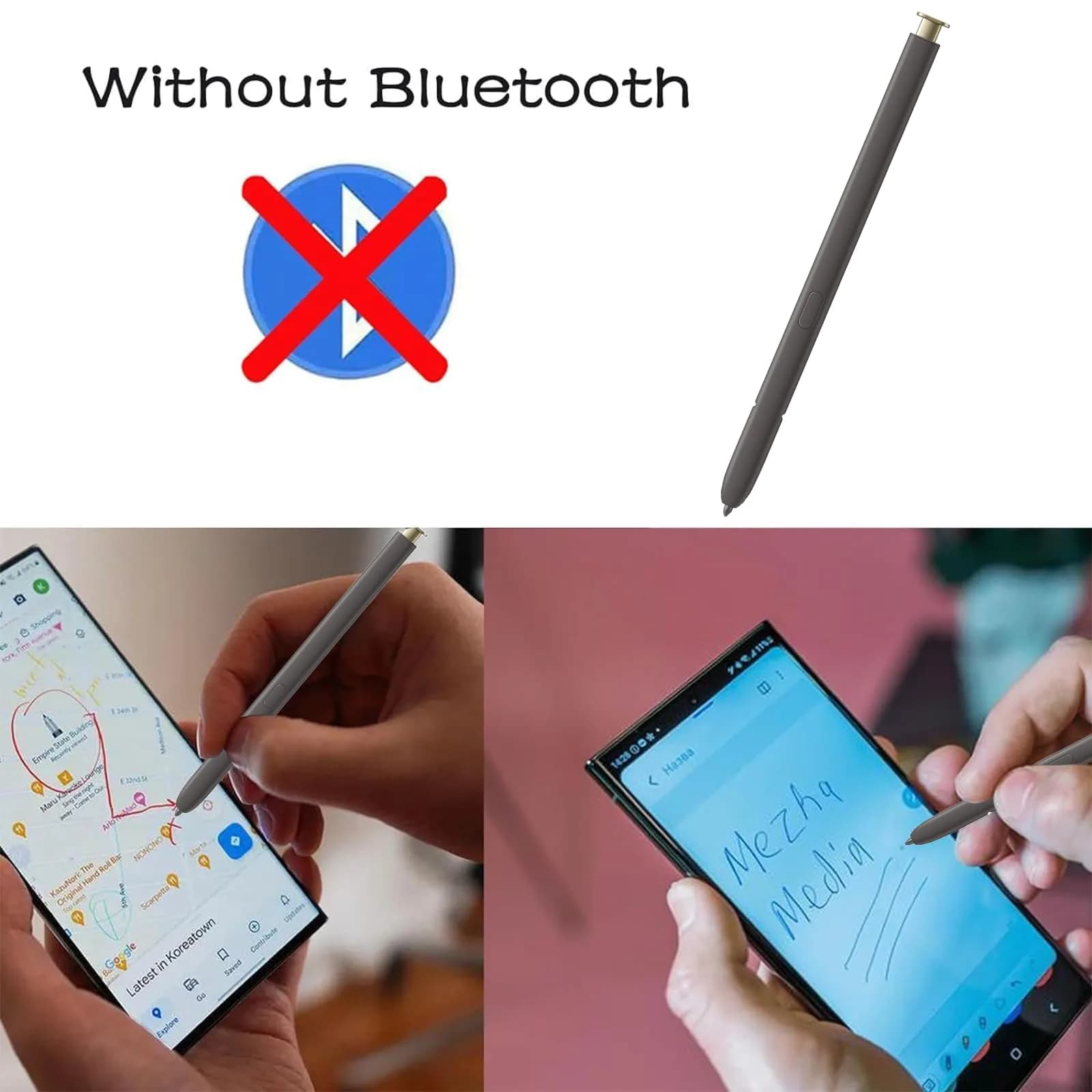Dakexiong S24 Ultra S Pen for Samsung Galaxy S24 Ultra Stylus Pen Replacement (Yellow Gold) | Precise Touch and Control - view 4