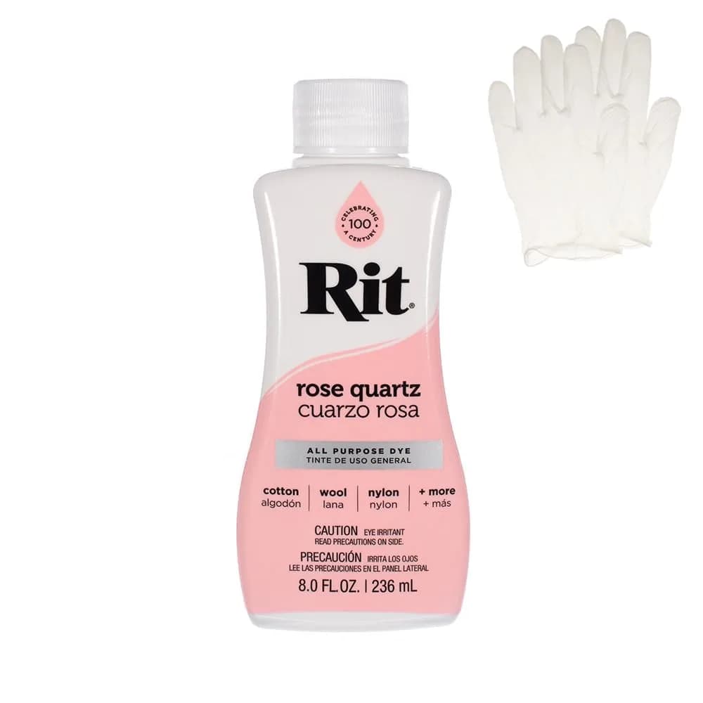 Craft County Royal Blue Liquid Fabric Dye for Clothing & Crafts, 8 oz (236 ml) | USA Imported for Vibrant Colors — Rose Quartz