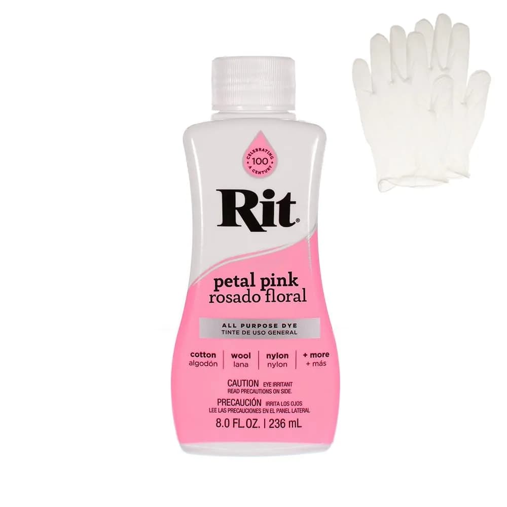 Craft County Royal Blue Liquid Fabric Dye for Clothing & Crafts, 8 oz (236 ml) | USA Imported for Vibrant Colors — Petal Pink