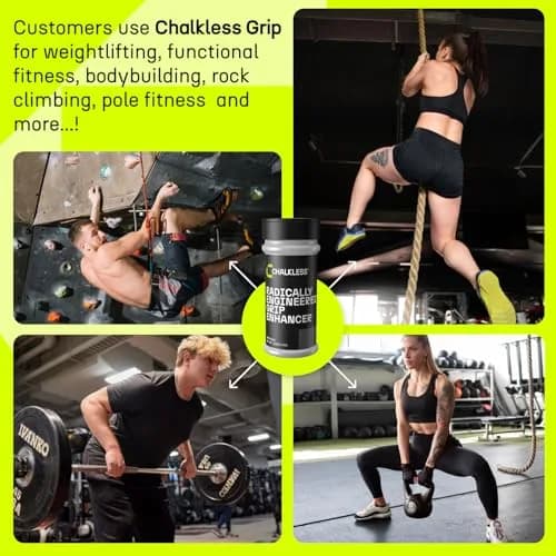 Chalkless Grip Enhancer 15g (0.53 oz) | Premium Liquid Chalk Alternative for Weightlifting, Yoga, Gaming thumbnail 6