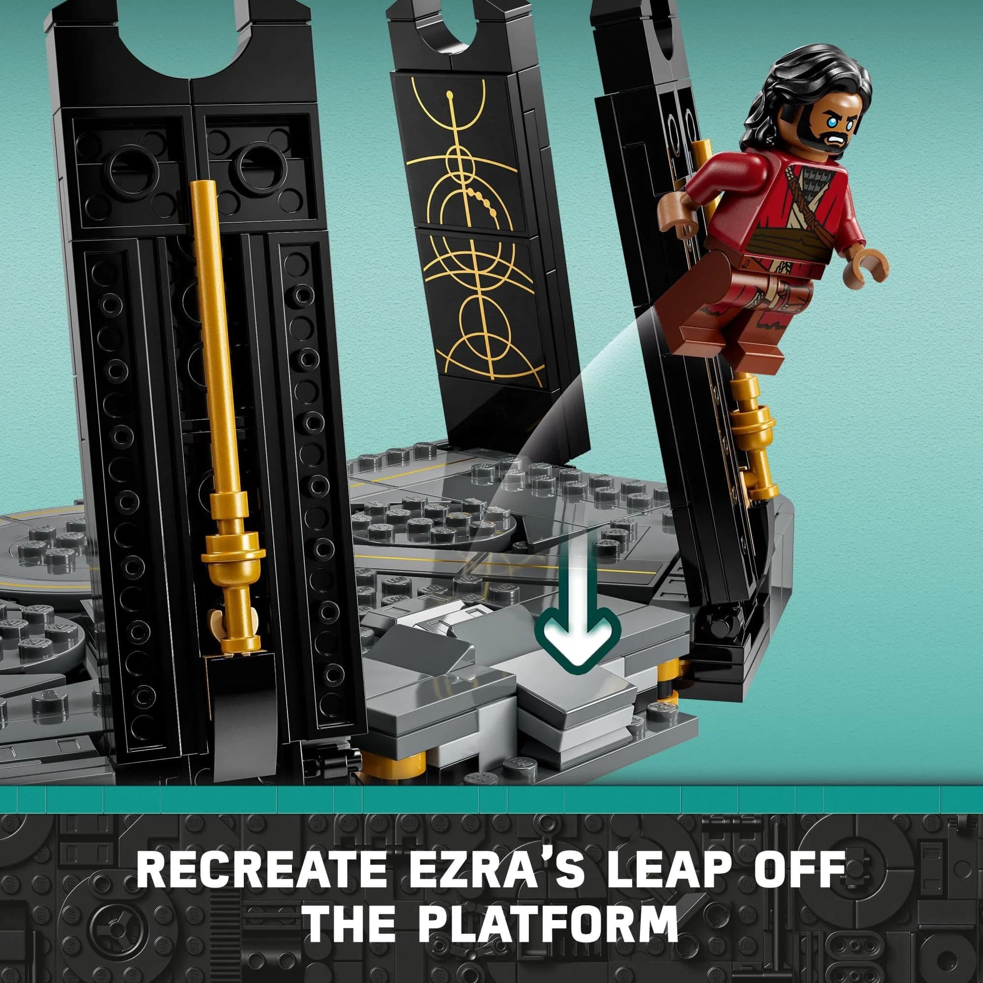 LEGO Star Wars Ahsoka Tano’s Duel on Peridea Building Toy 382 Pieces | ASTM-Tested Educational Toy for Kids 8+ - view 5
