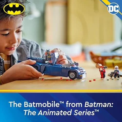 LEGO DC Batman: Batman with The Batmobile vs. Harley Quinn & Mr. Freeze Building Toy 435 Pieces | ASTM-Tested Educational Toy thumbnail 2