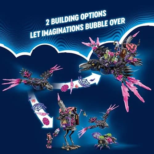 LEGO DREAMZzz The Never Witch’s Midnight Raven Building Set 1203 Pieces | ASTM-Tested Educational Toy for Ages 9+ thumbnail 3