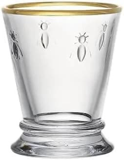 La Rochère Gold Rimmed Napoleon Bee Tumbler Set of 4 – 295ml (10 oz) | French Elegance for Your Table - view 2