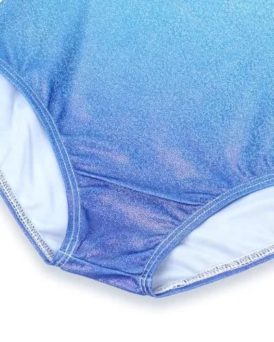 Gogokids Girls Sleeveless Sparkly Gymnastics Leotard Set with Shorts | Fitted, Breathable & Sparkling for Girls 3-4T thumbnail 4