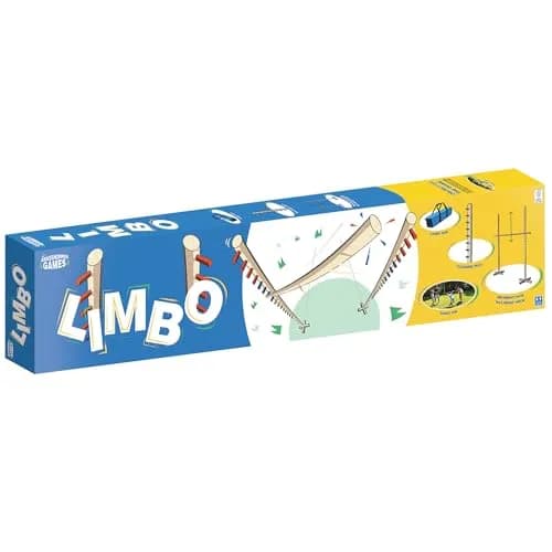 Grasshopper Games Limbo Classic Game, Wooden Set, Test Flexibility & Balance, Outdoor & Indoor Play, Travel Bag, Family Age 3+ thumbnail 2