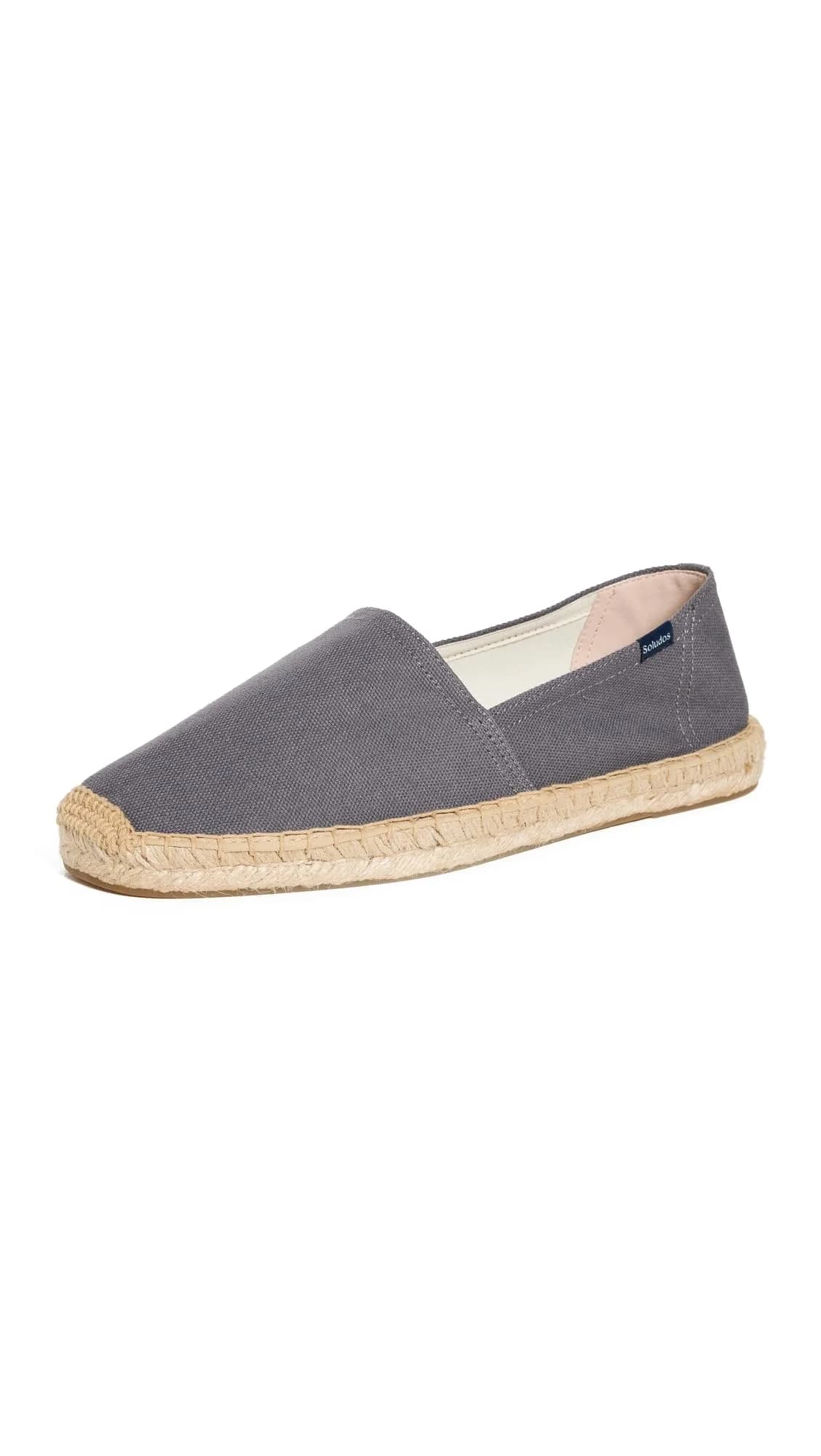 Soludos Men's Dali Slip On Espadrilles 10-10.5 Medium US | Organic Cotton Canvas, Jute Outsole