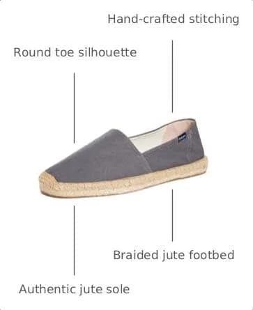 Soludos Men's Dali Slip On Espadrilles 10-10.5 Medium US | Organic Cotton Canvas, Jute Outsole thumbnail 4