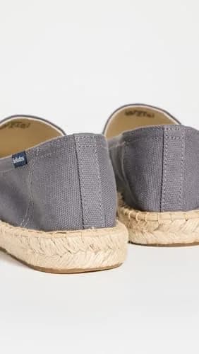 Soludos Men's Dali Slip On Espadrilles 10-10.5 Medium US | Organic Cotton Canvas, Jute Outsole thumbnail 5