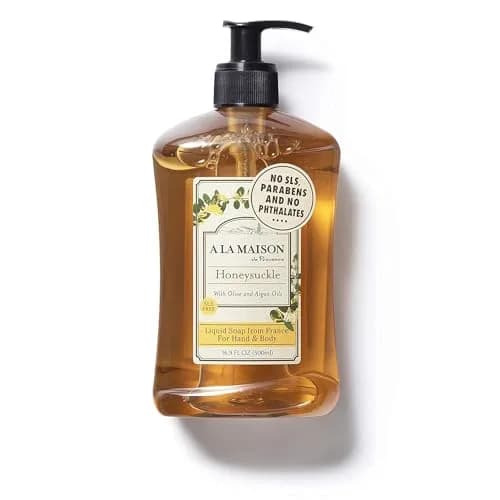 A LA MAISON French Liquid Hand Soap, Honeysuckle - Natural Hand Wash Made with Essential Oils - Biodegradable, Plant-Based, Vegan, Cruelty-Free, Alcohol & Paraben Free (16.9 oz, 6 Pack) thumbnail 4