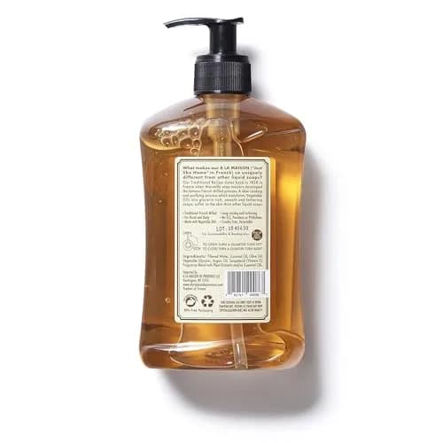 A LA MAISON French Liquid Hand Soap, Honeysuckle - Natural Hand Wash Made with Essential Oils - Biodegradable, Plant-Based, Vegan, Cruelty-Free, Alcohol & Paraben Free (16.9 oz, 6 Pack) thumbnail 5