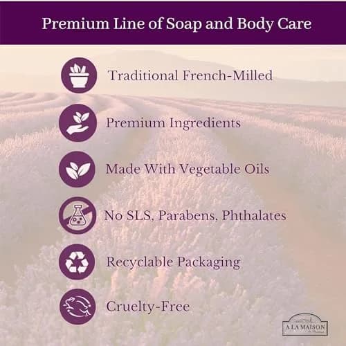 A LA MAISON French Liquid Hand Soap, Honeysuckle - Natural Hand Wash Made with Essential Oils - Biodegradable, Plant-Based, Vegan, Cruelty-Free, Alcohol & Paraben Free (16.9 oz, 6 Pack) thumbnail 6
