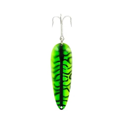 Dardevle Skeeter Nickel Back Double Hook 2/32 oz Fishing Spoons | Nickel Finish, 15/16" x 3/8" | Ideal for Northern Pike & Mackerel thumbnail 1