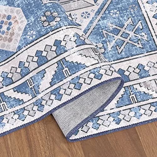 WESTLOOM Runner Rug 2x6 Feet | Washable Non-Slip Vintage Medallion (70-120 chars) thumbnail 3
