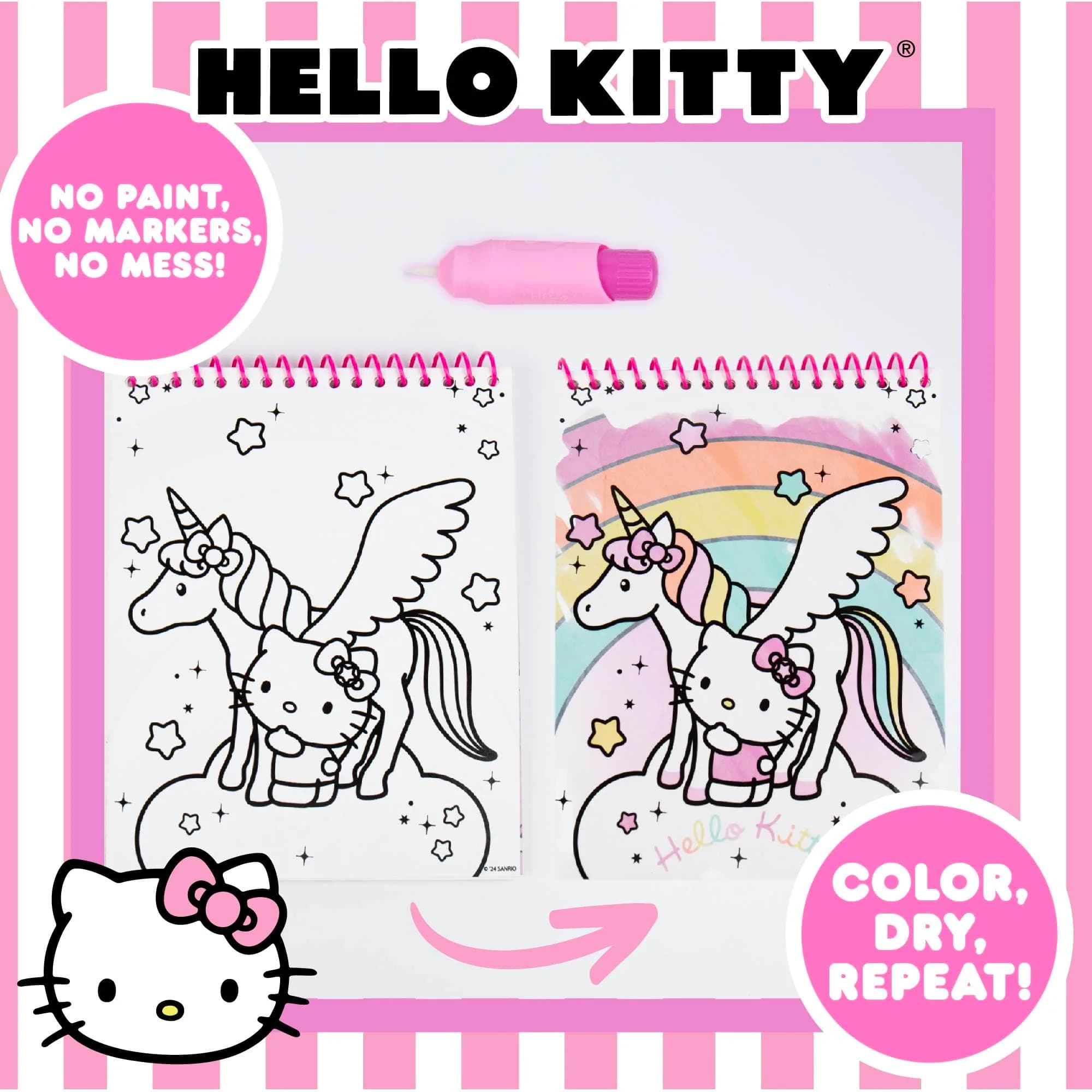 Hello Kitty Aqua Art Pad Paint with Water Books for Kids | Mess-Free Toddler Travel Activities by Horizon Group USA - view 2