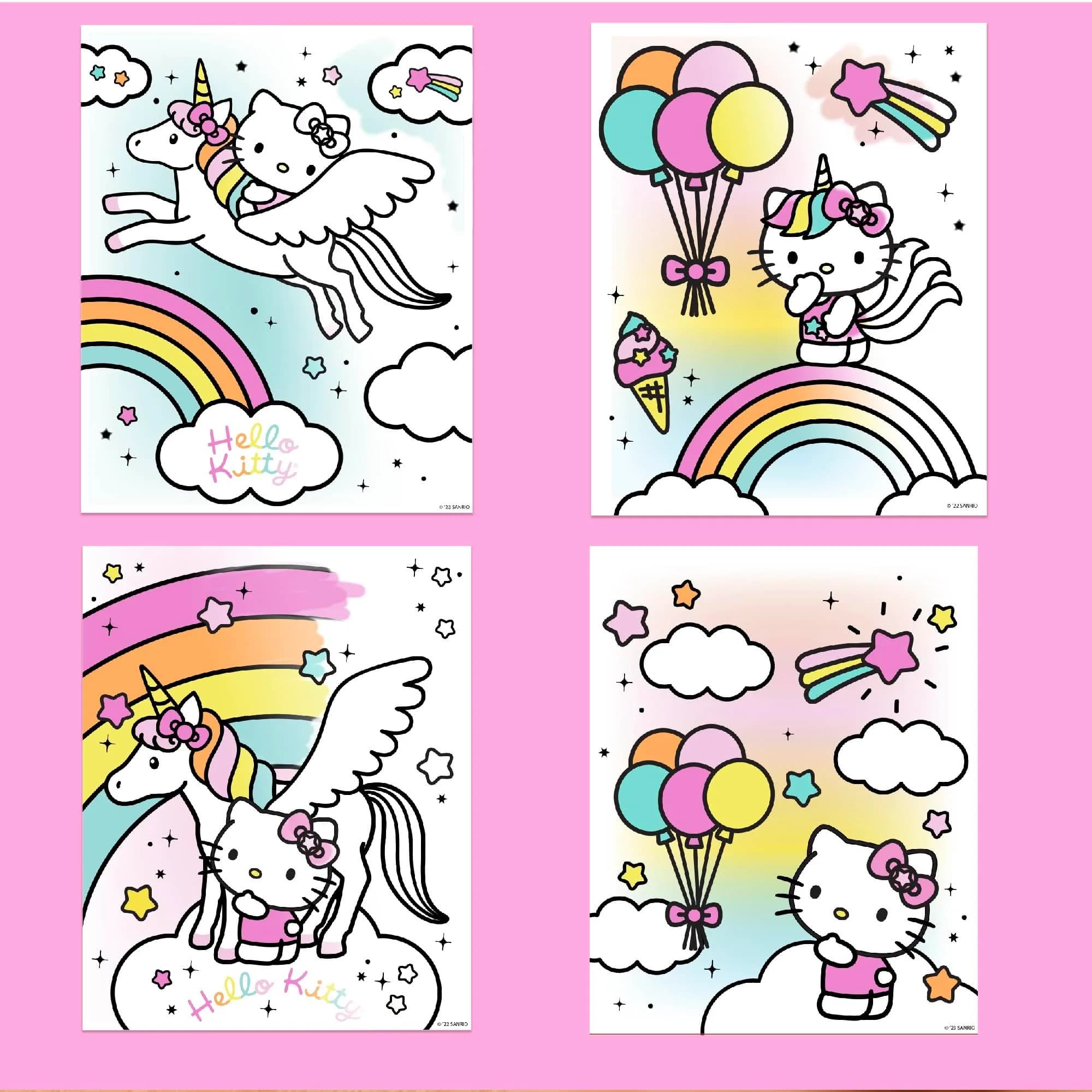 Hello Kitty Aqua Art Pad Paint with Water Books for Kids | Mess-Free Toddler Travel Activities by Horizon Group USA - view 3