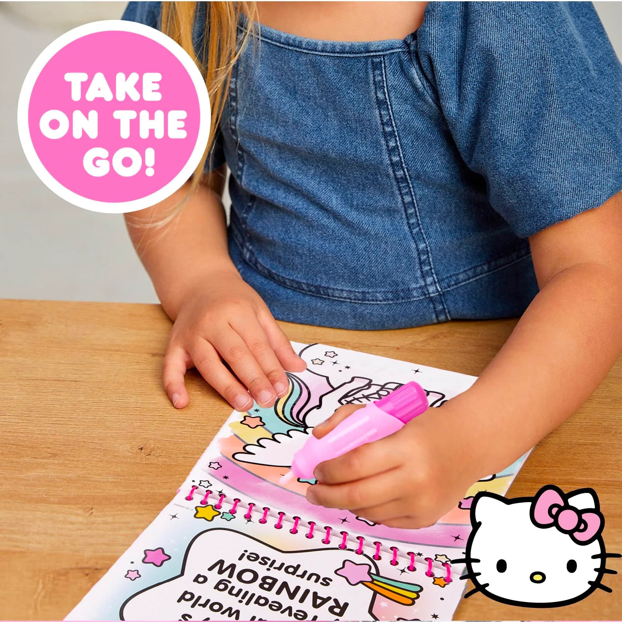 Hello Kitty Aqua Art Pad Paint with Water Books for Kids | Mess-Free Toddler Travel Activities by Horizon Group USA - view 4