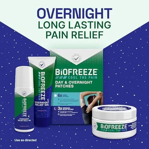 Biofreeze Overnight Pain Relief Cream Lavender-Scented Menthol 88.7 ml (3 Fl Oz) | Trusted by Clinicians for Muscle & Joint Pain thumbnail 8