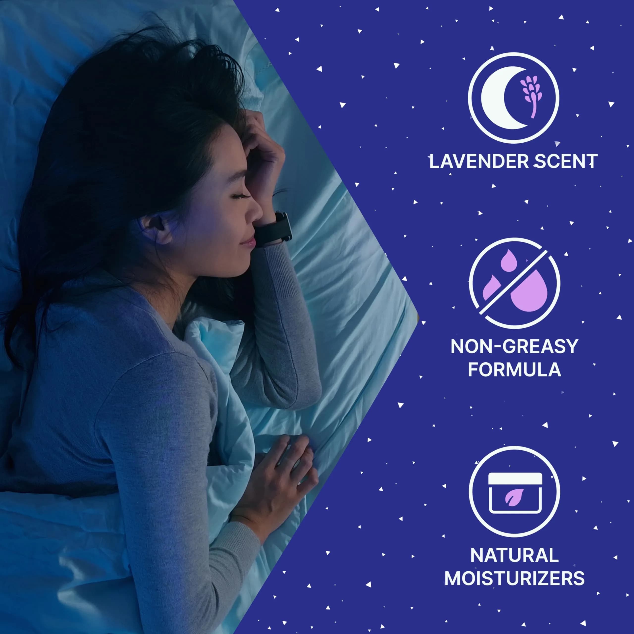 Biofreeze Overnight Pain Relief Cream Lavender-Scented Menthol 88.7 ml (3 Fl Oz) | Trusted by Clinicians for Muscle & Joint Pain - view 3