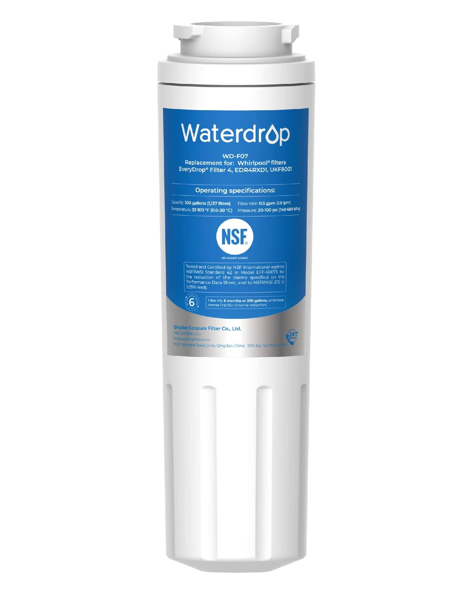 Waterdrop Potable Water Filter | 220V Compatible Water Filtration System - main product image