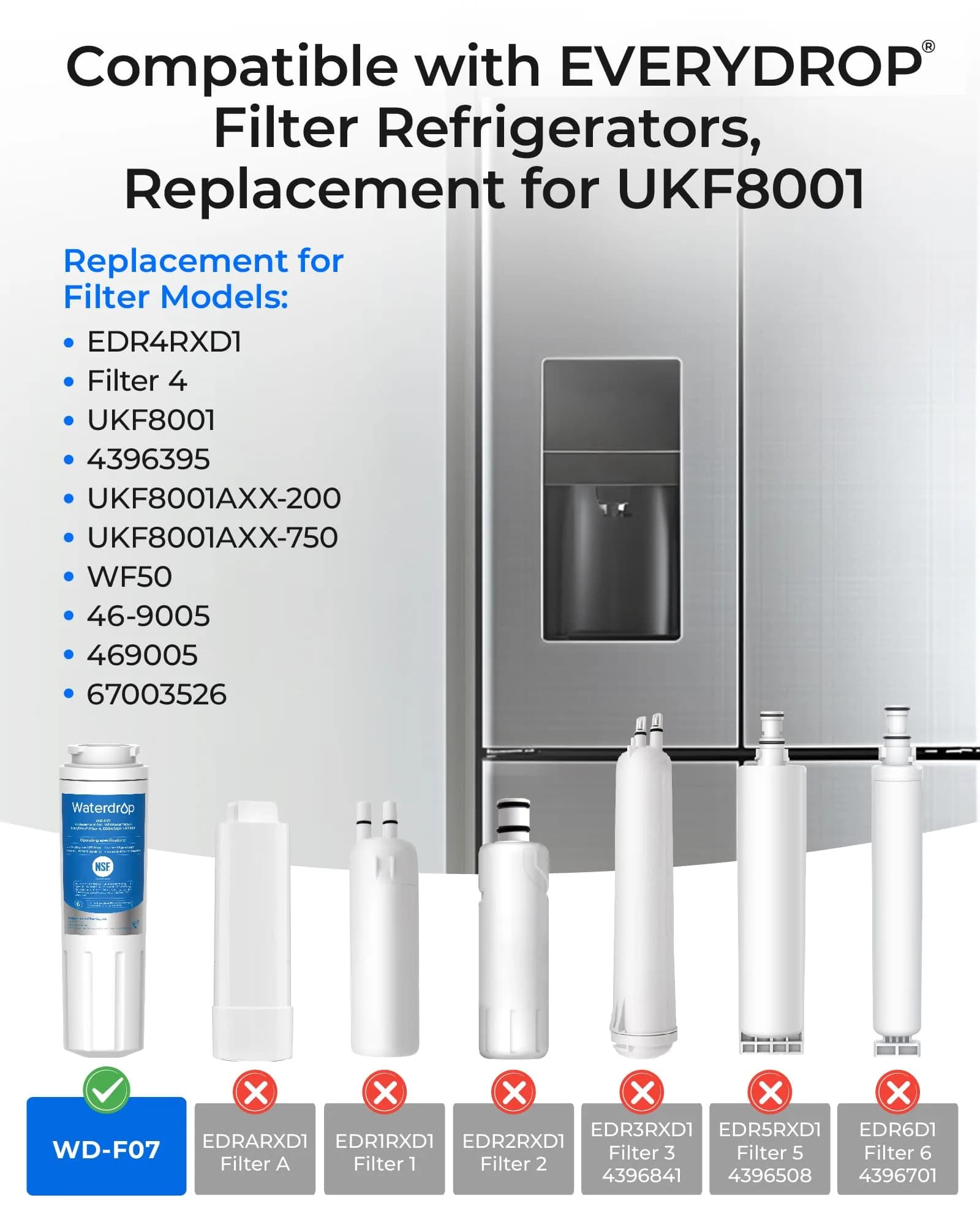 Waterdrop Potable Water Filter | 220V Compatible Water Filtration System - view 2