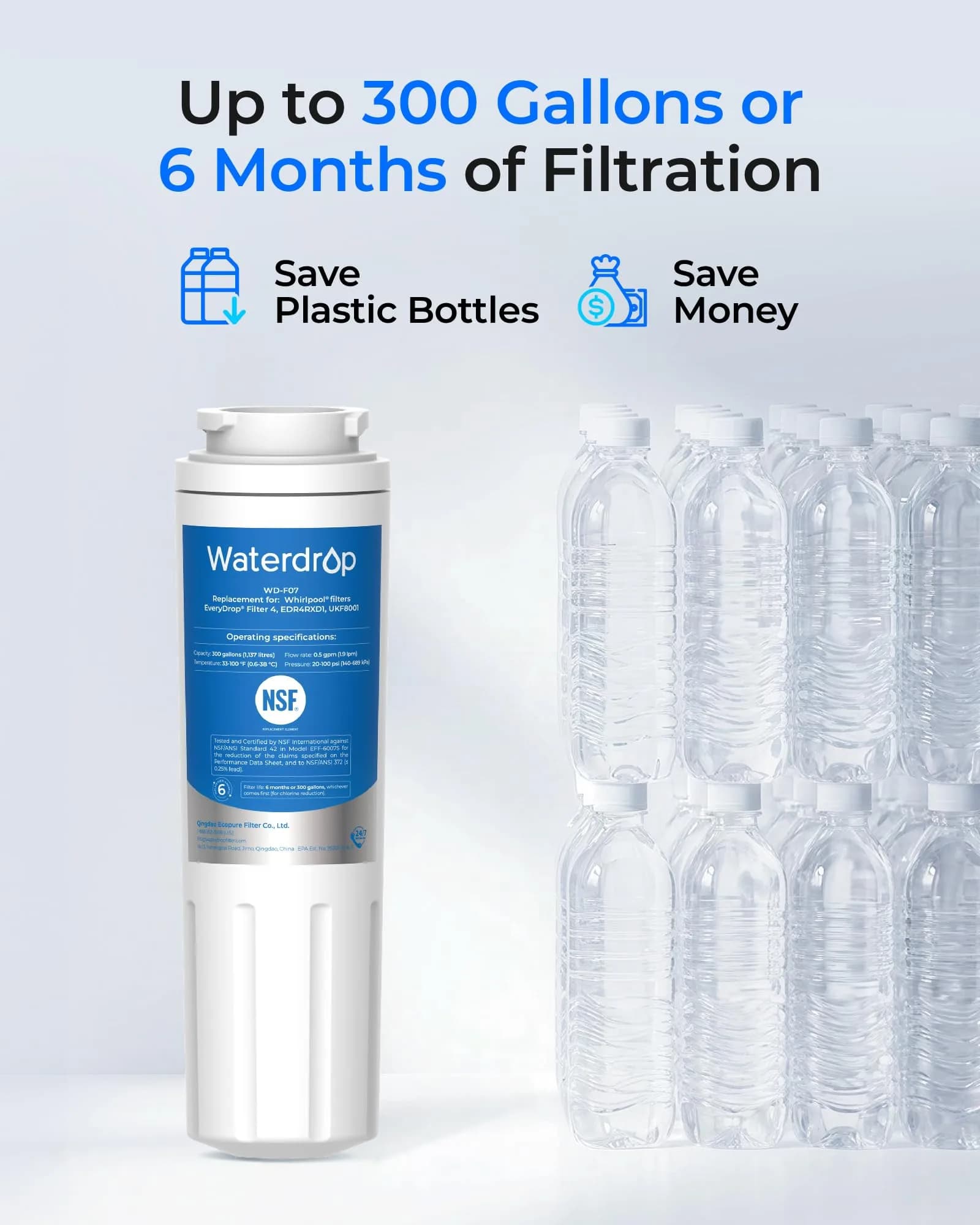 Waterdrop Potable Water Filter | 220V Compatible Water Filtration System - view 9